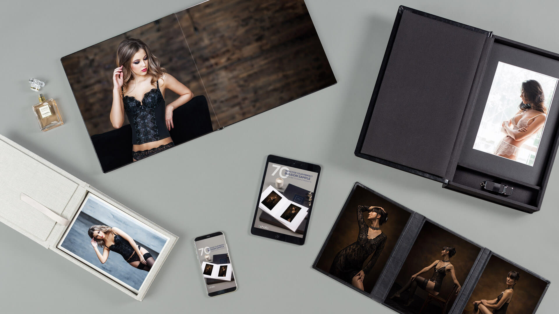 Boudoir Photo Albums & Book for Photographers Professional Printing